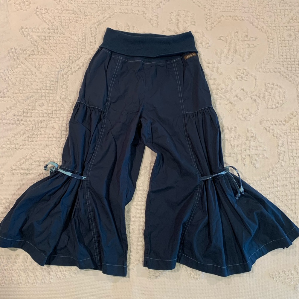 Matilda Jane Wide Leg Cropped Pants w/ Ruffles